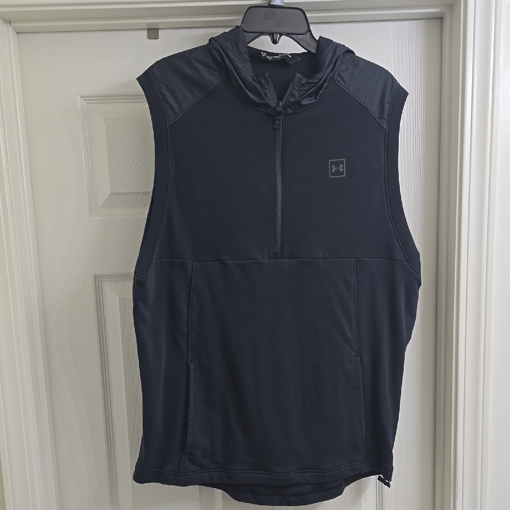 Under Armour Midnight Black Sleeveless Vest